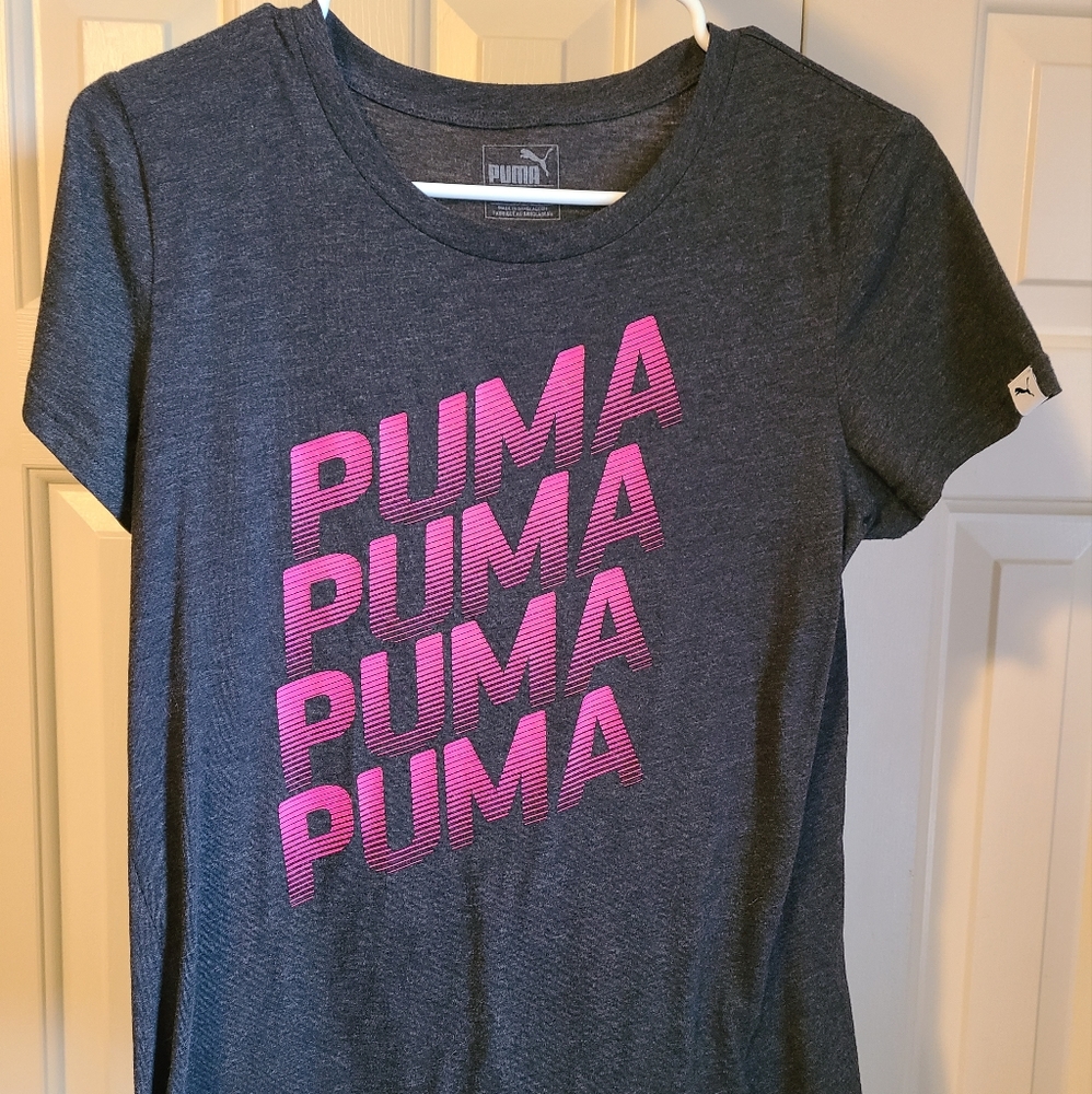 Puma Gray Tshirt Medium